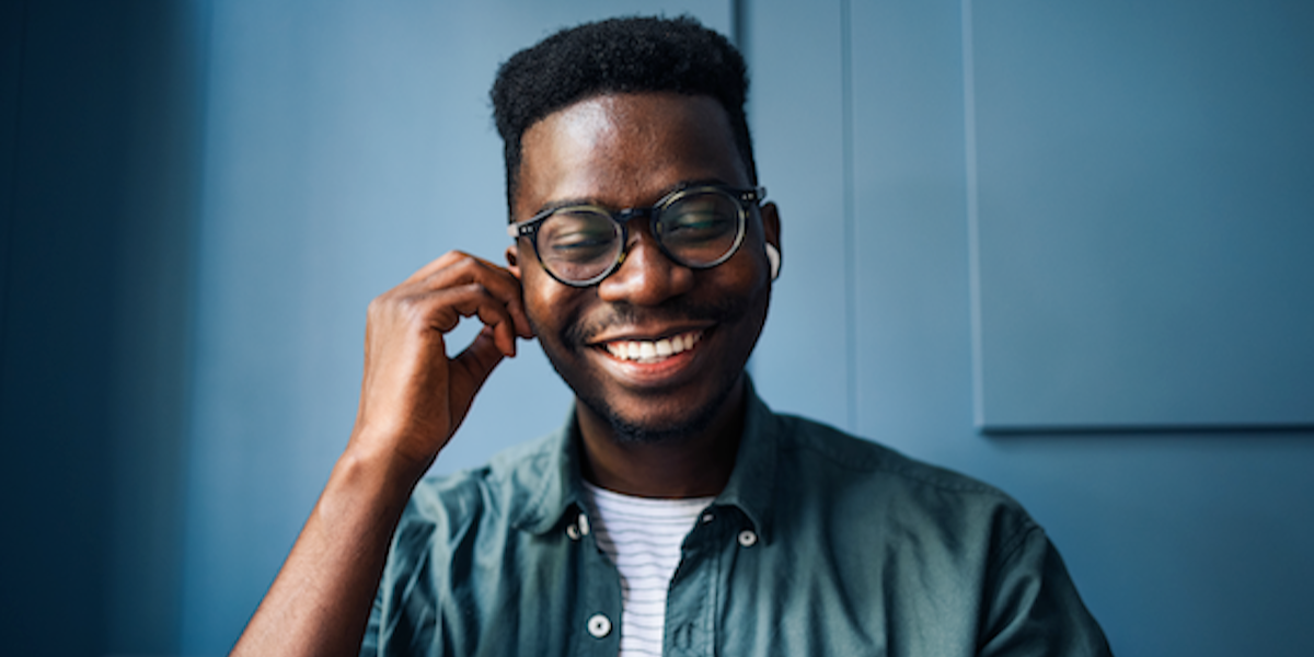 Smiling young man